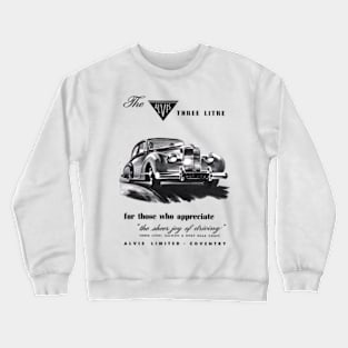 1952 ALVIS THREE LITRE - advert Crewneck Sweatshirt